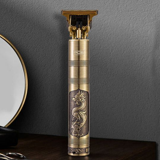 Dragon Style Timmer - Golden Rechargeable Sharp & Fine Cutting Trimmer