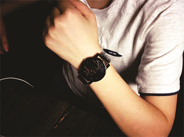 Stylish Stainless-Steel Quartz Wrist watch For Men